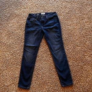 Womens Sonoma Skinny Jeans Size 6 Dark Blue